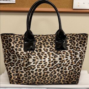 Leopard Print Tote Bag